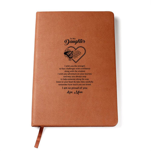 To My Daughter Butterfly Journal _ Mom's Love Letter Notebook